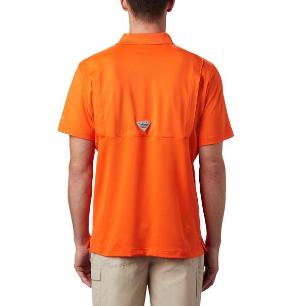 Columbia Collegiate Polo Orange For Men's NZ98630 New Zealand